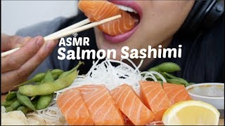 ASMR Salmon Sashimi  Edamame EATING SOUNDS NO TALKING  SASASMR [upl. by Eugilegna]