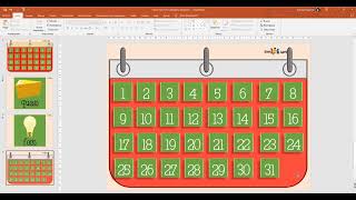 Cómo Hacer Un Calendario Interactivo En PowerPoint [upl. by Garcon]