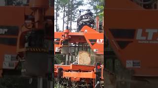 Wood mizer LT70 woodmizer lumber shorts sawmill [upl. by Shimberg]