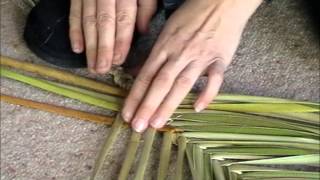 Wahakura weaving step by step part one [upl. by Nylsaj]