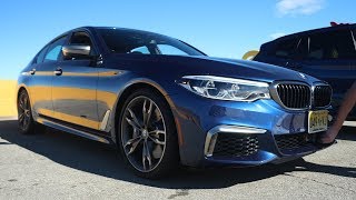 2018 BMW M550i xDrive Is It Any Good On a Race Track [upl. by Arraik]