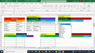 CONCAT Vs CONCATENATE Function2 [upl. by Nosna611]