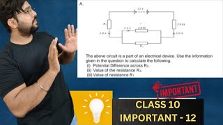 The above circuit is a part of an electrical device Use the information given in the question to c [upl. by Ajay]