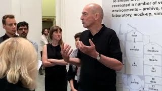 Architect Rem Koolhaas short speech on the Biennale of Architecture in Venice 2014 [upl. by Tabbitha]