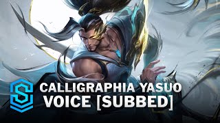 Voice  Calligraphia Yasuo  English [upl. by Avilys167]