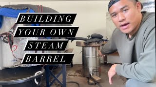 DIY Mushroom Substrate Pasteurization Build a Simple Steamer Barrel [upl. by Ardle701]