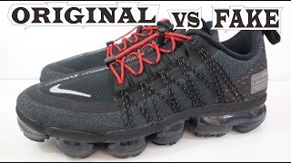 Nike Air Vapormax Run Utility Original amp Fake [upl. by Paz210]