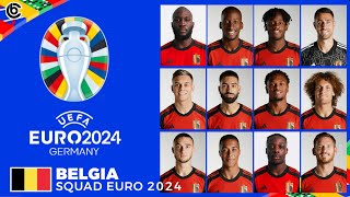 Daftar Skuad Pemain Belgia Euro 2024  Piala Eropa 2024 [upl. by Analem]