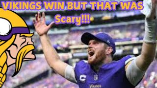 Vikings WIN but that was Scary [upl. by Ellahcim]