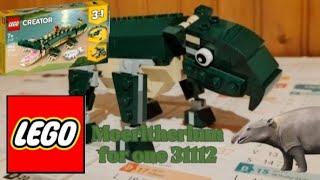 Lego Creator Alternative Build Moeritherium🐘🐷 for one 31121 [upl. by Leiso600]