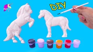 Does It Work Horse Mold Maker Do It Yourself DIY Craft Paint Kit  Video [upl. by Htiffirg]