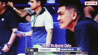 LAST 2 MINUTES  PAMPANGA VS NUEVA ECIJA  GAME 1 SEMIFINAL NORTH DIVISION MPBL [upl. by Rez]