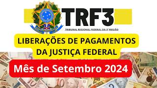 VALORES SÃO DEPOSITADOS PARA PAGAR PRECATÓRIOS E RPV TRF3VEJA SE ESTÁ NA LISTA [upl. by Iv]