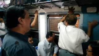 Mumbai local train travellers singing song in local train [upl. by Gayelord]