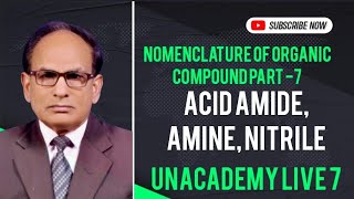 Nomenclature of Acid amide Amine and cyanide [upl. by Ludwigg]