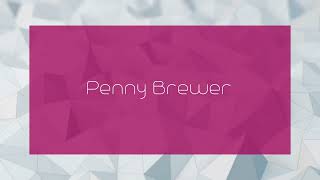 Penny Brewer  appearance [upl. by Hamo]