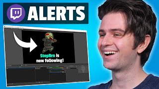 How To Setup Twitch Alerts In OBS Studio amp Streamlabs OBS 2021 [upl. by Sholley]