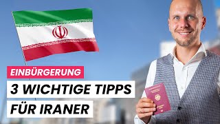 Einbürgerung 3 Tipps wenn du aus Iran kommst [upl. by Lokim654]