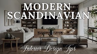 10 Scandinavian Style Interior Design Tips You NEED to Know in 2024 [upl. by Leahcimauhsoj]