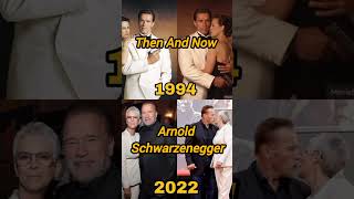 Arnold Schwarzenegger Then and Nowarnoldschwarzenegger terminator biography ytshorts shorts [upl. by Wavell]