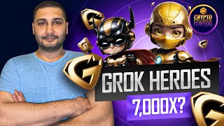 🔥 LATEST CRYPTO SENSATION 🔥 GROK HEROES 🔥 Dont Miss the Next Big Crypto Revolution [upl. by Masuh425]