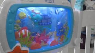 Baby Einstein Sea Dreams Soother My sons first reaction to it [upl. by Annawal]