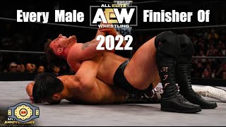 AEW Male Finishers of 2022 [upl. by Stetson]