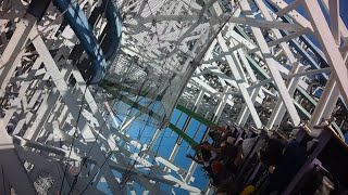 Twisted Colossus  Six Flags Magic Mountain  Row 11 4K HD POV  October 2024 [upl. by Anirret]