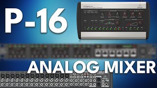 How to Connect Behringer P16s to an Analog Mixer [upl. by Kleper]