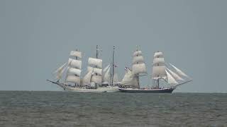 Sailing as seen from the beach  OOSTENDE VOOR ANKER 2024 [upl. by Mcintosh]