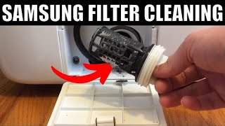 How to Clean Your Samsung Washing Machine Filter [upl. by Aluor]