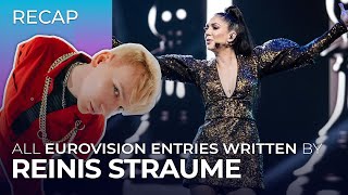 All Eurovision entries written by REINIS STRAUME  RECAP [upl. by Hermon]