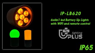 IP LB620IP65 waterproof 615W 6in1 Battery par with wifi control [upl. by Hoxsie992]