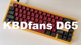 KBDfans D65 EYellow Unboxing amp Building [upl. by Onaivatco]