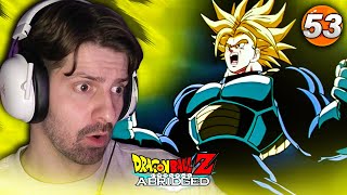 Trunks is The STRONGEST  Dragon Ball Z Abridged Reaction Episode 53 [upl. by Anyr]