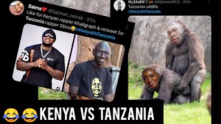 Must Watch😂 Funny Kenya vs Tanzania Online War [upl. by Hoskinson791]