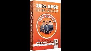 Benim Hocam KPSS 2024 Genel Kültür Sen Bilirsin Tarih Coğrafya Vatandaşlık Soru Cevap Kitabı [upl. by Parrisch782]