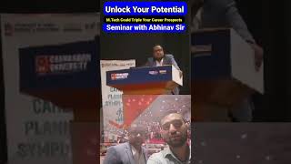 Unlock Your Potential Why MTech Could Triple Your Career Prospects 🚀  Seminar with Abhinav Sir [upl. by Heffron]