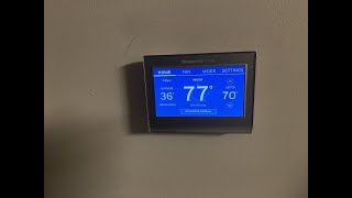 Honeywell Home RTH9600WF Smart Color Thermostat  First Alert Onelink Safe amp Sound Smart Hard Review [upl. by Aihsak695]