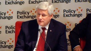 Stephen Harper discusses US foreign policy at Five Eyes forum [upl. by Delaney]