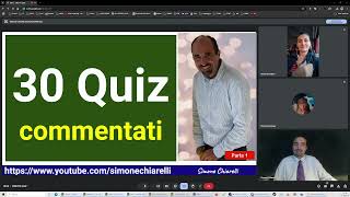 QUIZ IN DIRETTA 30 livello medio commentati con Simone Chiarelli  parte 1 25102024 [upl. by Farah419]