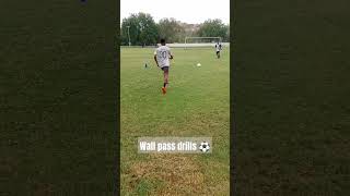 walk pass drills football⚽ [upl. by Hiltner]