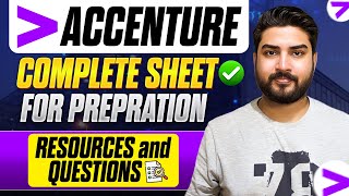 Accenture Complete Sheet for Preparation  Crack All Rounds 🔥 [upl. by Erikson845]