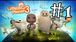 تختيم لتل بق بلانت 3  الحلقة 1 Little Big Planet 3 [upl. by Swane]