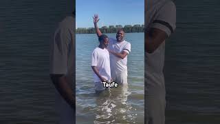 Taufe christlicherglaube baptism gospel love jesussaves taufe thankyoujesus [upl. by Samau]