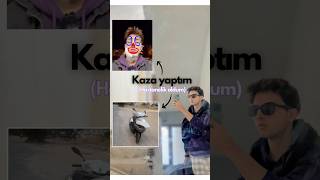 HASTANE KOMBİSİİ Kaza yaptım 🤡 keşfet tiktok keşfetteyiz fypシ゚viral fypyoutube kaza fyp [upl. by Sivolc]