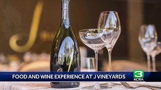 California winery J Vineyards offers unique food and wine pairings [upl. by Adikram]