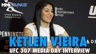 Ketlen Vieira Calls Julianna Peña A Dogs Ahole Says Kayla Harrison Delusional  UFC 307 [upl. by Loggins]