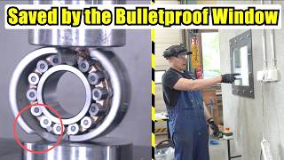 Saved from Deadly Ball Bearing Shrapnel – Bulletproof Window Did Its Job [upl. by Uriah]