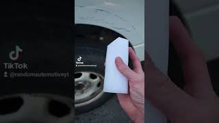 DIY You can remove almost any car scratch with a magic eraser for free [upl. by Annaehr]